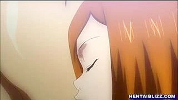 Gata Hentai Lambida na Buceta Molhada e Orgia de Peitões