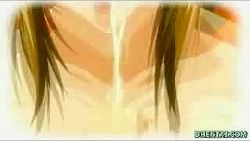 Trio Hentai com Gatas Peitudas e Show de Gozada