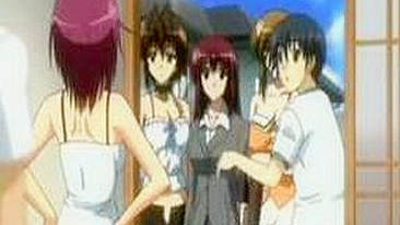 Professora Hentai Ensina Chupar Peitos pra Alunos Safados