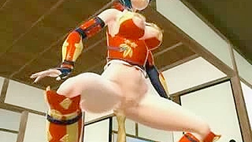Sinta o Tesão de Hentai 3D com Samurai Enfiando na Buceta