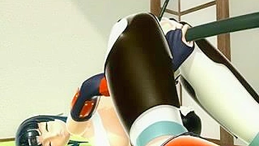 Sinta o Tesão de Hentai 3D com Samurai Enfiando na Buceta