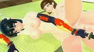 Sinta o Tesão de Hentai 3D com Samurai Enfiando na Buceta