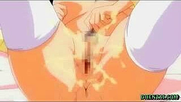 Gostosa Anime Japonesa Lambe Buceta Molhada em Vídeo Hentai Quente