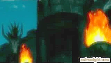 Fantasia Máxima de Fãs de Hentai - Garota Anime Peituda Fodida por Travesti