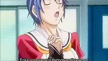 Vídeo Pornô Japonês - Hentai com Peitões Enormes, Oral e Engolindo Porra