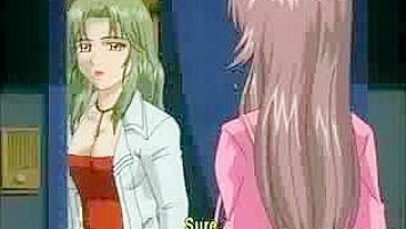 Massagem Lésbica Termina em Orgasmo com Dildo Duplo