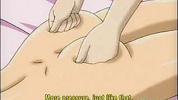 Massagem Lésbica Termina em Orgasmo com Dildo Duplo