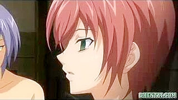 Amarradas e Lindas - Suruba com Universitárias Hentai Cativas