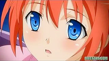 Anjo Hentai é Acariciada, Chupa Pau e Tem Peitos Grandes Fodidos