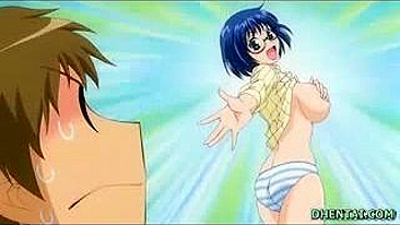 Vídeo Pornô Hentai - Gata Peituda Mama Pau e Leva Foda Dura