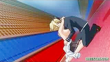 Colegial Hentai de Peitões Fodida com Vontade