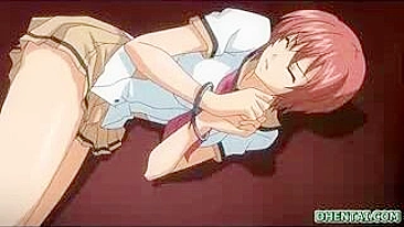 Colegial Hentai Virgem com Peitões Grandes Explorados