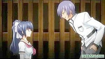 Colegial Novinha Leva no Cuzinho em Vídeo Hentai