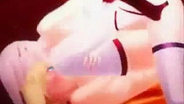 Vídeo Pornô Adaptado pra Fãs de Hentai - Empregada 3D Anime Fodida por Travesti em Cena Quente