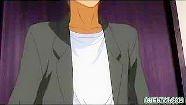 Anime Japonês com Peitões e Chupada de Pau Duro - Vídeo Hentai