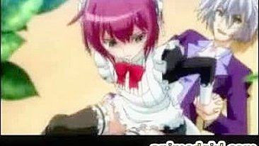 Empregadas Travestis Quentes Fodidas e Gozadas com Legumes em Hentai