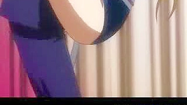 Loira Amarrada com Peitões Grandes Fodida em Vídeo Hentai