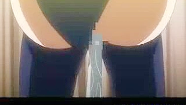 Loira Amarrada com Peitões Grandes Fodida em Vídeo Hentai