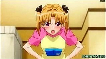 Hentai Peituda Levando Fisting Anal Bruto por Trás