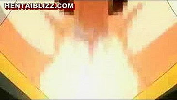 Gata Amarrada de Peitos Grandes Fodida com Vontade em Vídeo Hentai