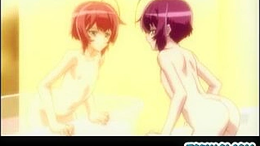 O Garoto Empregada Quente se Masturba no Banheiro por Prazer Hentai Máximo!