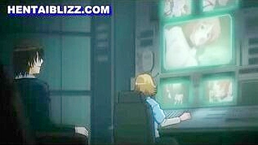 Garotas Hentai Acorrentadas em Gangbang e Cobertas de Porra Quente