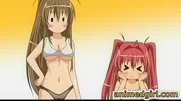 Trans Hentai Punhetada pela Amiga!