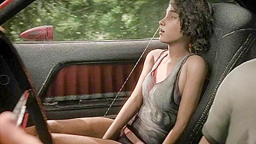 Clementine de Walking Dead em filme de foda no carro bem twisted