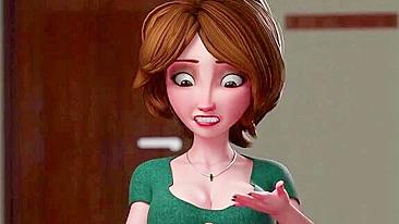 Prazer hentai com Aunt Cass cheio de oral e cavalgada hardcore