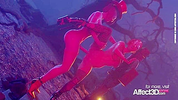 Futanari Halloween com muita foda e outras merdas retorcidas