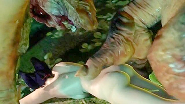 Garota de Dead or Alive com peitos naturais fode de lado até gozar forte