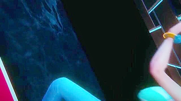 Ruiva safada mostrando peitos e levando na posição piledriver