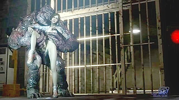 Demônio de pauzão vai violar morena na cela da prisão