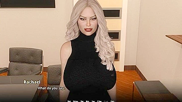 Universitária treinando boquete num dos melhores jogos hentai de foda