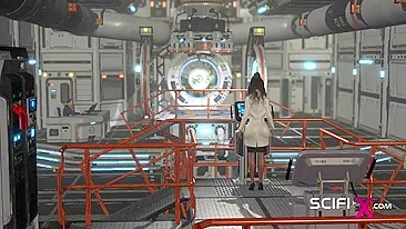 Alien Futa Curtindo uma Foda Profunda com Garganta Funda e Amor Hardcore