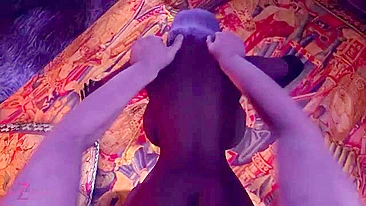 Rainha Nualia fodida com paixão em cena hentai com um macho de verdade