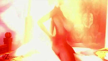 Rainha Nualia fodida com paixão em cena hentai com um macho de verdade