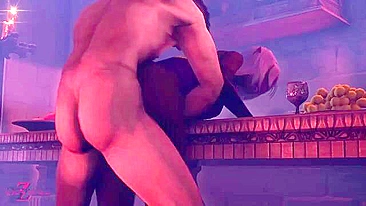 Rainha Nualia fodida com paixão em cena hentai com um macho de verdade