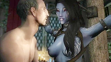 Essa gata tem pernas lindas e tá pronta pra engolir pau humano fundo