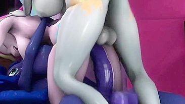 My Little Pony futa pornô com muito sexo em pé e orgasmos reais em HD