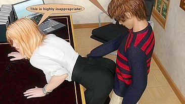 Sexo isolado e desejos tabus em história hentai cheia de texto em HD