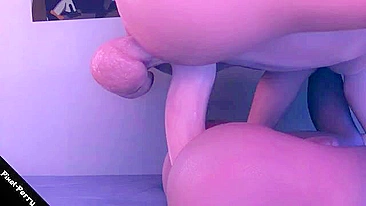 Bullying futa de Life is Strange com penetração anal hardcore e gozadas