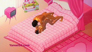 Gatinha linda com mordaça explorando BDSM com namorado pervertido