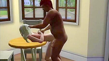 Ela ficou louca de tesão com o cara metendo na sua xota apertada