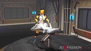 Futanari safada com hentai de foda e garganta profunda em HD