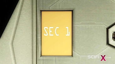 Gostosa peituda do espaço pronta pra foder num hentai sci-fi taboo