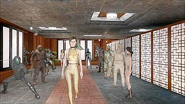 Hentai tabu de Fallout 4 com lingerie sexy e safados exibindo