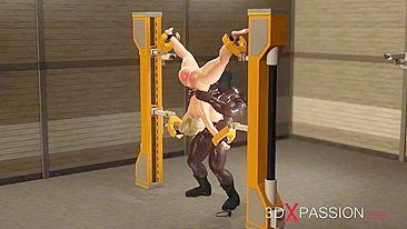 Loira putinha sendo arrombada por pau preto com buceta toda molhada