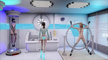 Desfile de Escravas Quentes no Fallout 4 com BDSM Incrível