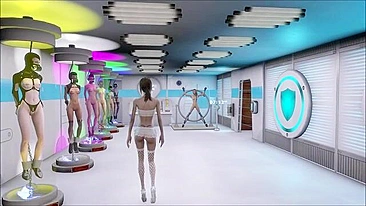 Desfile de Escravas Quentes no Fallout 4 com BDSM Incrível